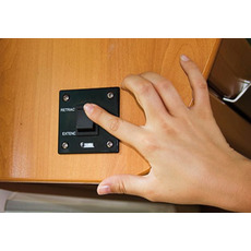 Miniature STORE F45S 4.5METRES EAGLE ELECTRIQUE BOITIER BLANC TOILE DELUXE GREY - FIAMMA N° 1