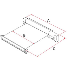 Miniature STORE F45S 4.5METRES EAGLE ELECTRIQUE BOITIER BLANC TOILE DELUXE GREY - FIAMMA N° 3