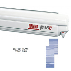 Miniature STORE F45S 3 METRES BOITIER POLAR WHITE TOILE BLUE - FIAMMA N° 0