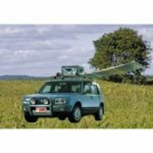 STORE F35 PRO BOITIER TITANIUM TOILE DELUXE BLEU 2.20 METRES - FIAMMA