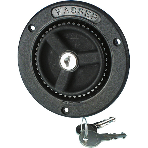 Coupelle de remplissage à clef noire Ø40mm- FAWO