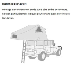 Miniature Tente de toit - OVERZONE NINO CIRANI - 220 X 160 - MEDIUM EXPLORER - VERT - AUTOHOME N° 5