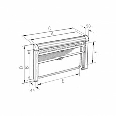 Miniature Store cassette Rastrollo 3000 Dometic blanc N°4