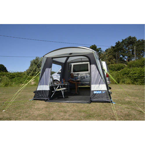 AUVENT GONFLABLE CROSS AIR POUR CAMPING-CARS ET VANS VW : HAUTEUR DE 180 À 295 CM -  KAMPA