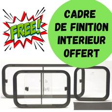 Miniature BAIE FIXE FARNIER AVEC CADRE NOIR EN ALUMINIUM DE FINITION INTERIEUR OFFERT N° 4