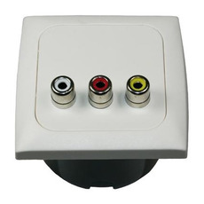 Miniature C-LINE PRISE AUDIO/VIDEO + ENTOURAGE + CABOCHON  N° 4