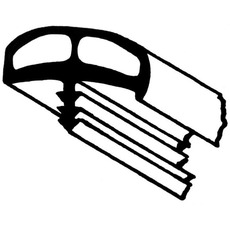 Miniature PROFIL CHANT FINITION ANTI CHOC 15MM  - ROULEAU DE 5M N°2