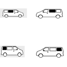 Miniature BAIES POUR VW CADDY MAXI  2021/ FORD TOURNEO CONNECT LONG  2022 - CARBEST N°1