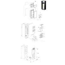 Réfrigérateur RMD 10.5 T double charnière, Freezer indépendant- DOMETIC