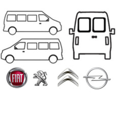 Baies en verre teinté sécurit pour Ducato Boxer Jumper depuis 2007 - Movano depuis 2021